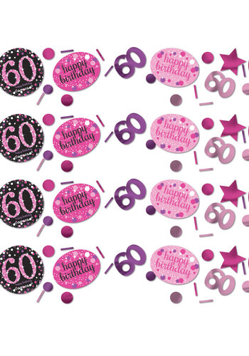 Confetti 60 Sparkling Celebration Pink&Black - 34 g 