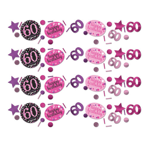 Confetti 60 Sparkling Celebration Pink&Black - 34 g 