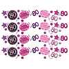 Amscan Confetti 80 Sparkling Celebration Pink & Black