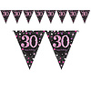 Amscan Vlaggenlijn 30 Sparkling Celebration Pink & Black