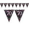 Amscan Vlaggenlijn 70 Sparkling Celebration Pink & Black