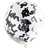 Folatex Ballonnen met Vleermuis Confetti - 30cm - 4 stuks