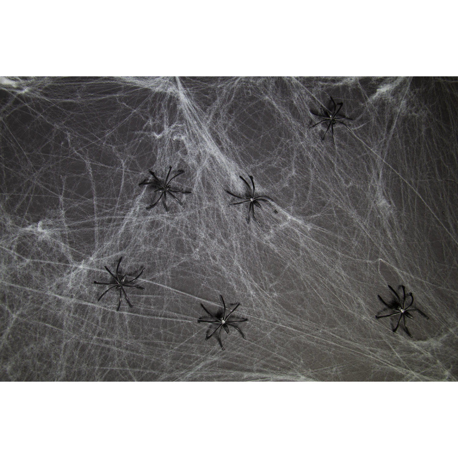 eindeloos Dinkarville Verdragen Spinrag Wit - 500g - met 25 spinnen - Halloween Decoratie - Zorg voor Party  online feestartikelen en ballondecoraties