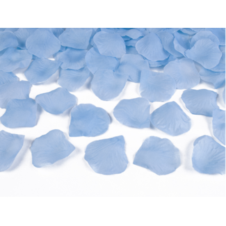 PartyPal Rozenblaadjes Licht Blauw - 100 stuks