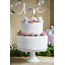 Cake Prikker "Love" - 17cm - Zilver