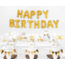 Servetten Happy Birthday Gold - 33x33cm - 20 stuks