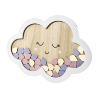 thumb-Houten gastenboek - Cloud - 30,5x43cm-2