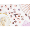 PartyDeco Confetti metaalfolie - Rosé Gold