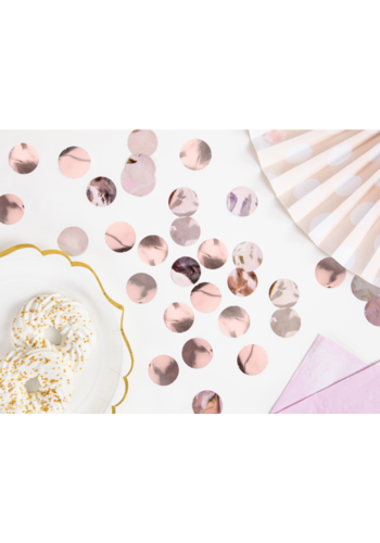 Confetti metaalfolie - Rosé Gold 