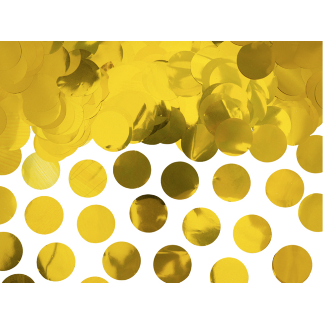 Confetti metaalfolie - Goud - 15 gr - Ø25 mm