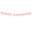 Banner Happy Birthday - lichtroze - 15x175cm