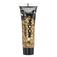 Holographic chunky Glitter gel Gold - 12ml