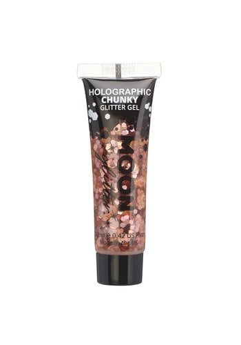 Holographic chunky Glitter gel Rosé Gold - 12ml 