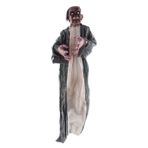 Zombie met geluid en beweging - 120CM - excl bat 