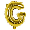 Globos Folieballon G goud - lucht gevuld - 36 cm