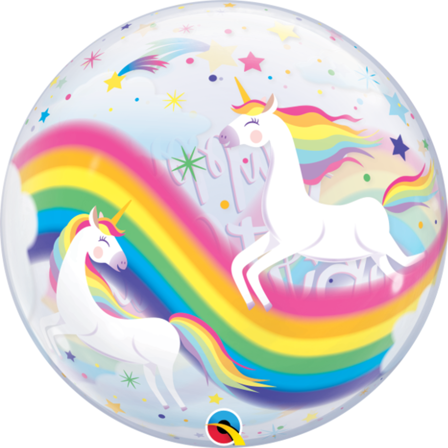 Bubble Happy Birthday Rainbow Unicorns-4