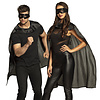 Boland Set Hero zwart - oogmasker en cape 90 cm