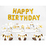 Globos Folieballon Happy Birthday - Goud