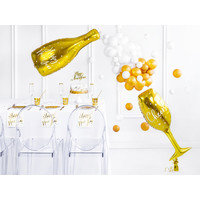 thumb-Folieballon Champagne Glas-3