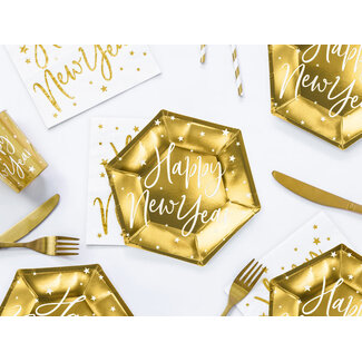PartyDeco Bordjes Happy New Year