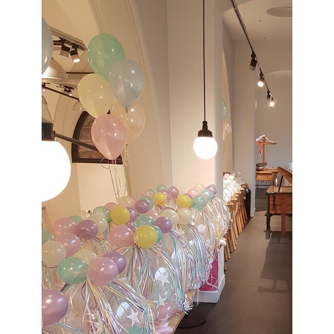 Staander van 5 heliumballonnen