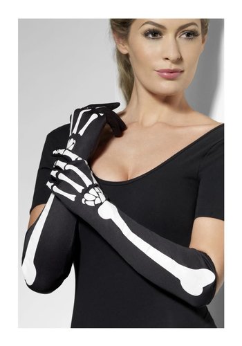 Skelet dames handschoenen 