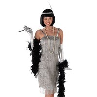 Flapper Dress Zilver