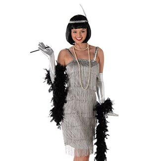 Partychimp Flapper Dress Zilver