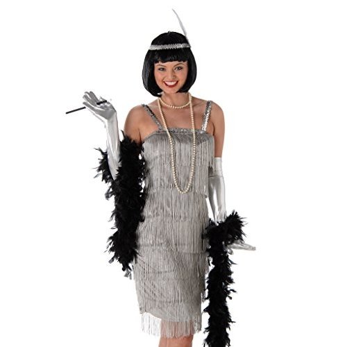 Flapper Dress Zilver 