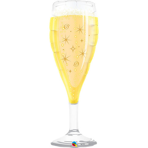 Folieballon Champagneglas 