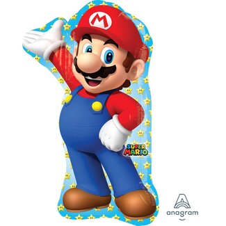 Anagram Folieballon SuperShape Super Mario - 83x55cm