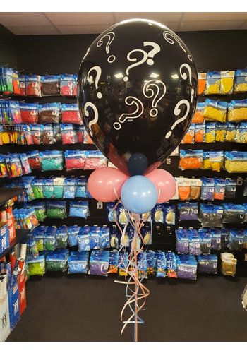Gender Reveal Ballon met kleine ballonnetjes 
