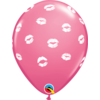 Qualatex Helium Ballon Special Kissy Lips Donker Roze - 28cm