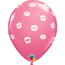 Qualatex Helium Ballon Special Kissy Lips Donker Roze - 28cm