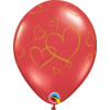 Qualatex Helium Ballon Romantic Hearts (28cm)