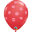 Qualatex Helium Ballon Special Kissy Lips Rood - 28cm