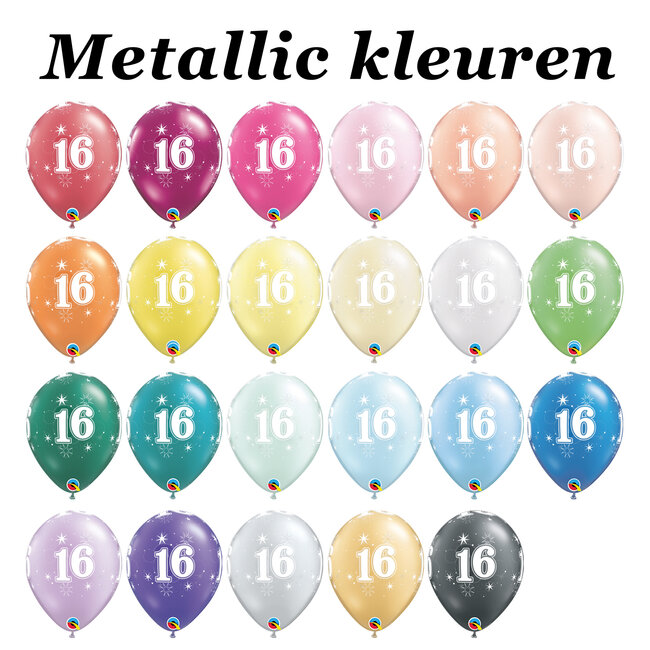 Helium Ballon 16 jaar