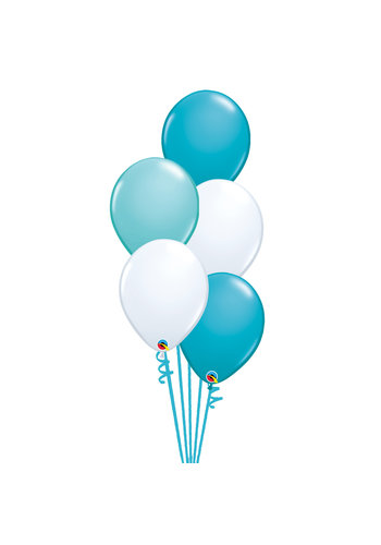 Staander Ibiza - 5 Heliumballonnen 