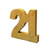 Tafeldecoratie 21 Glitter Goud