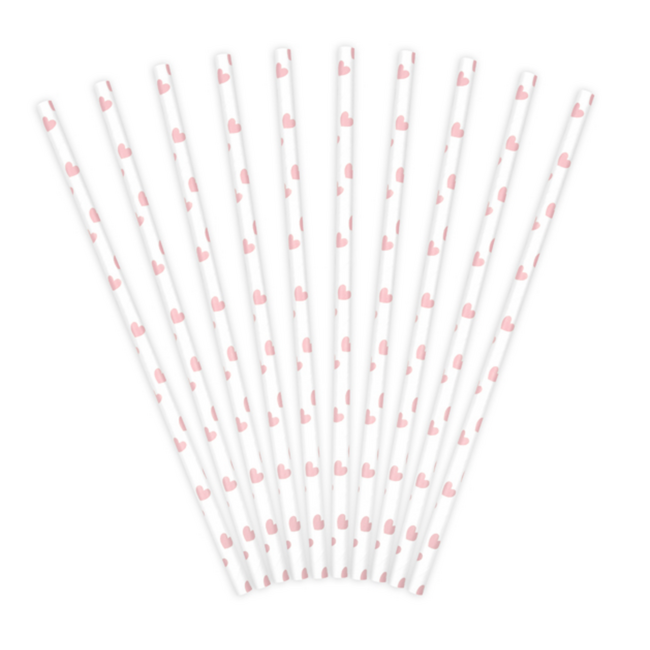Papieren Rietjes Hartjes