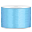 PartyDeco Satijn Lint Licht Blauw - 50 mm x 25 mtr