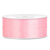 Satijn Lint Licht Roze - 25 mm x 25 mtr