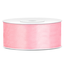 PartyDeco Satijn Lint Licht Roze - 25 mm x 25 mtr