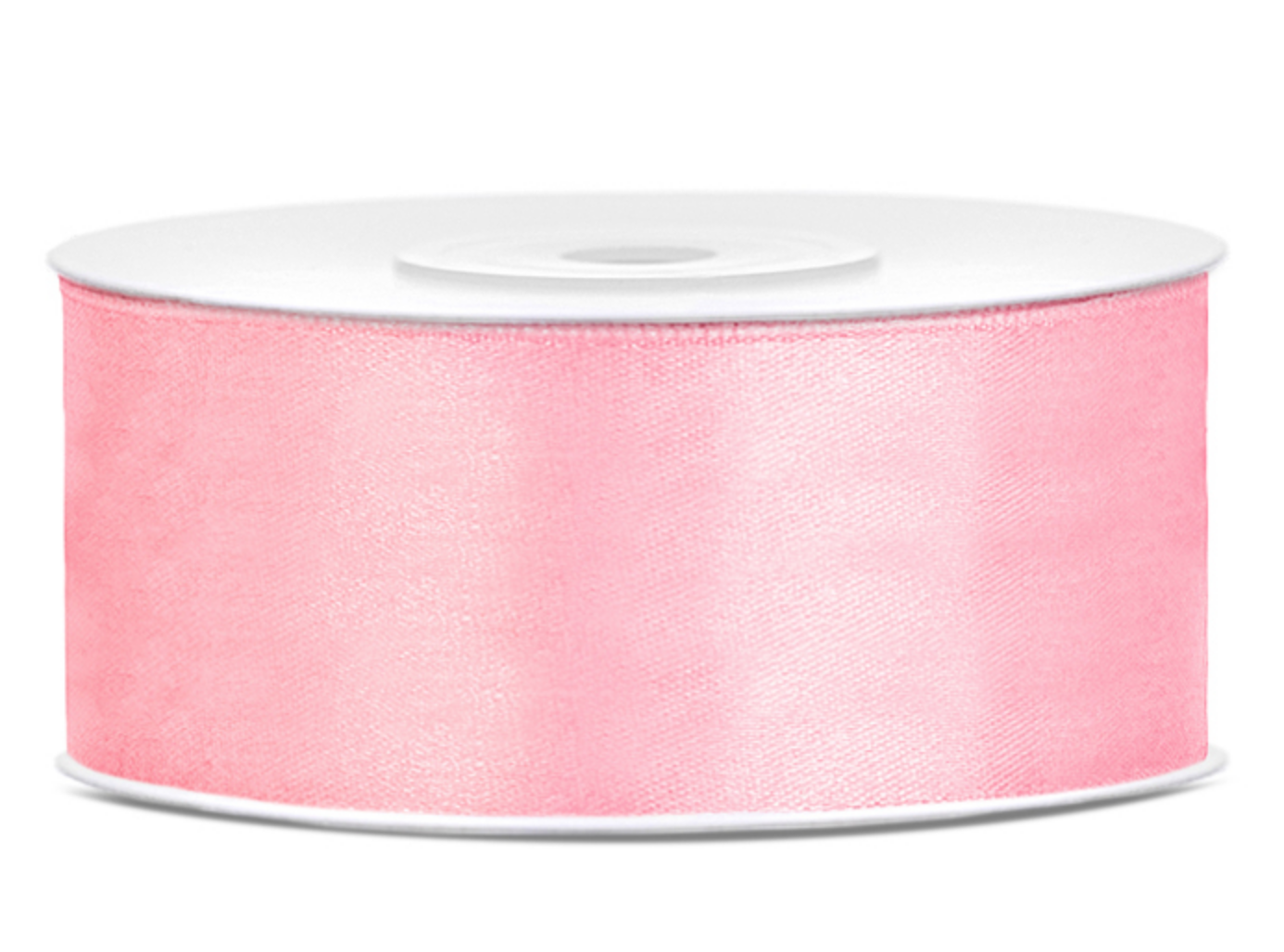 Netuno Satijnen lint 12 mm x 32 m kleur intens roze voor knutselen bruiloft geschenk decoratie verpakking