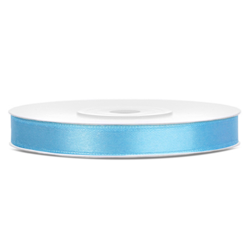 Satijn Lint Licht Blauw - 6 mm x 25 mtr 
