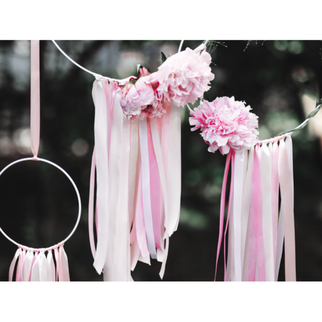 Satijn Lint Licht Roze