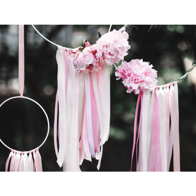 Satijn Lint Licht Roze