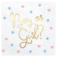 thumb-Servetten Boy or Girl-2