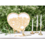 PartyDeco Houten gastenboek Hart - 44x37.5cm