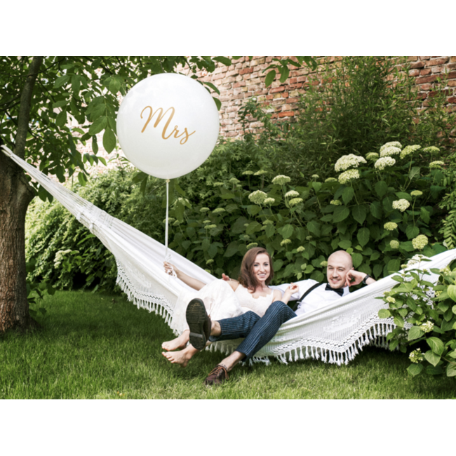 Mega Ballon Mrs - Goud